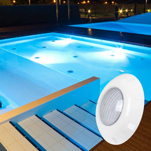 Foco LED sumergible para piscina - 12V AC - 24W - IP68 - Ø295mm (23)