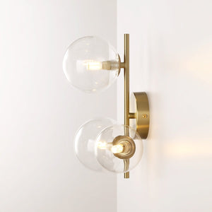 Aplique de pared con esferas de cristal "CATY" - 3 x G9 (7)