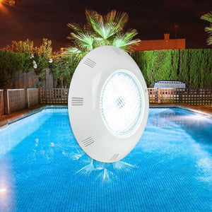 Foco LED sumergible para piscina - 12V AC - 24W - IP68 - Ø295mm (27)