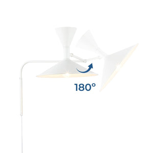 Lámpara de pared de diseño "NIM" - E14 + G9 - Barcelona Led-Decoración