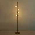 Floor lamp with glass spheres
