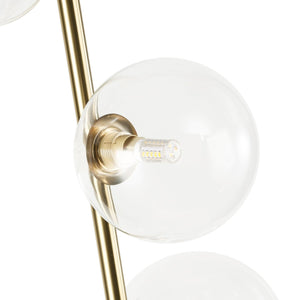 Lámpara de pie con esferas de cristal "STAND"- 4 x G9 - Barcelona Led-Decoración