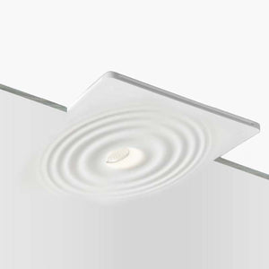 Luminaria integrable de escayola con efecto onda trimless / integración - 30x30cm - GU10 (13)