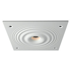 Luminaria integrable de escayola con efecto onda trimless / integración - 30x30cm - GU10