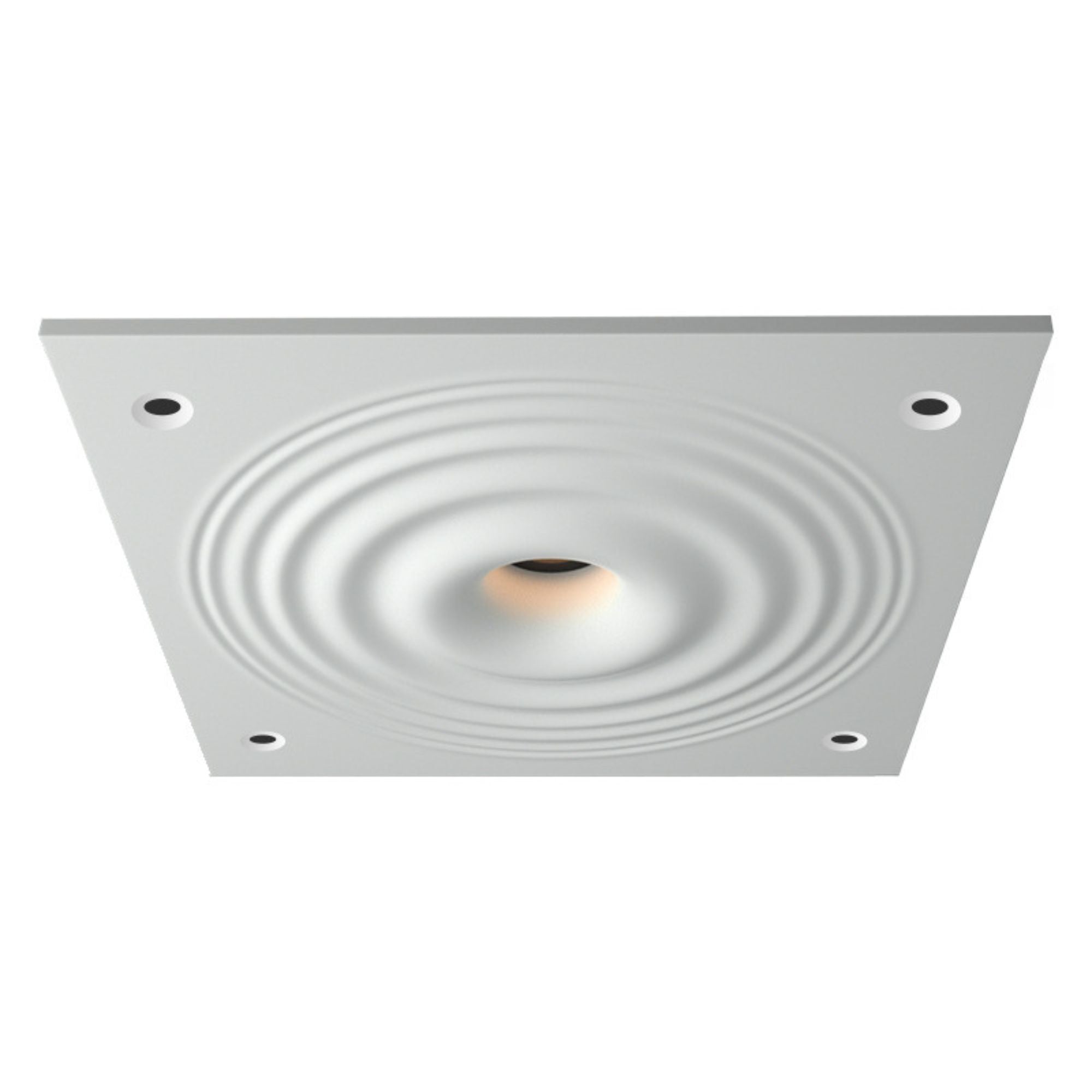 Luminaria integrable de escayola con efecto onda trimless / integración - 30x30cm - GU10