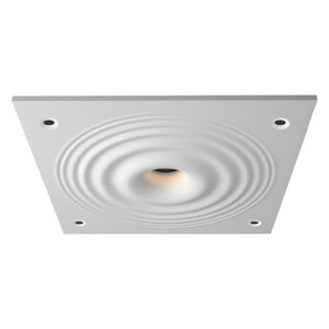 Luminaria integrable de escayola con efecto onda trimless / integración - 30x30cm - GU10