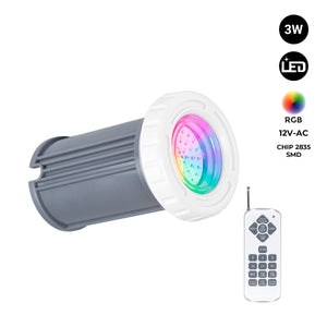 Foco LED sumergible para piscina - 12V AC - 3W - IP68 - Ø94mm - Barcelona Led-