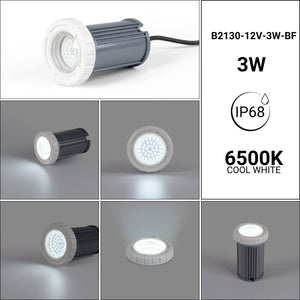 Foco LED sumergible para piscina - 12V AC - 3W - IP68 - Ø94mm - Barcelona Led-