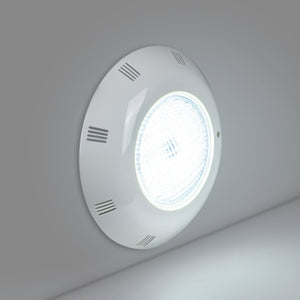 Foco LED sumergible para piscina de fibra - 12V AC - 24W - IP68 - Ø295mm (17)