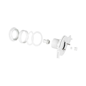 Foco LED sumergible para piscina de fibra - 12V AC - 24W - IP68 - Ø295mm - Barcelona Led-