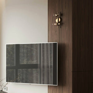 Aplique de pared con esferas de cristal "CATY" - 3 x G9 - Barcelona Led-Decoración