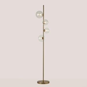 Lámpara de pie con esferas de cristal "STAND"- 4 x G9 - Barcelona Led-Decoración