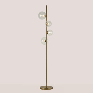 Lámpara de pie con esferas de cristal "STAND"- 4 x G9
