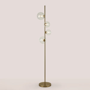 Lámpara de pie con esferas de cristal "STAND"- 4 x G9 - Barcelona Led-Decoración