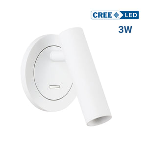 Aplique empotrable para lectura "MILSA" - 3W - 2700K - CRI 85