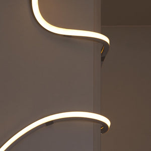 Neón LED flexible 3D 24V DC - 16x16mm - 5 metros - Kit completo - 12W/m - IP67 - Curvatura vertical y horizontal (4)