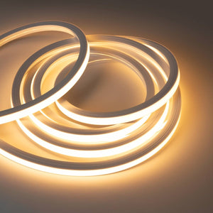 Neón LED flexible 3D 24V DC - 16x16mm - 5 metros - Kit completo - 12W/m - IP67 - Curvatura vertical y horizontal (5)