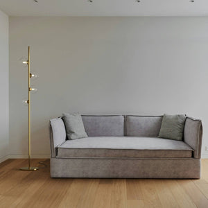 Lámpara de pie con esferas de cristal "STAND"- 4 x G9 - Barcelona Led-Decoración