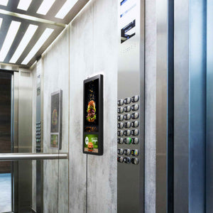 Display publicitario para pared Doble pantalla LCD Full HD de 18,5" + 10.1" Android (10)