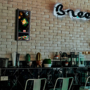 Display publicitario para pared Doble pantalla LCD Full HD de 18,5" + 10.1" Android (11)