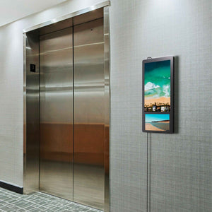 Display publicitario para pared Doble pantalla LCD Full HD de 18,5" + 10.1" Android (12)