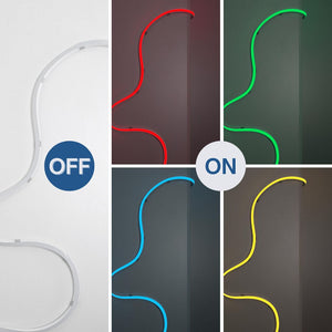 Neón LED flexible RGB 3D - 16x16mm - 5m - Kit completo -12W/m - IP67 -Curvatura vertical y horizontal (17)