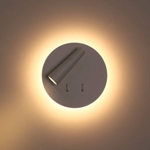 Aplique de pared "FELAM" - 3W + 6W - 2700K - CRI 85 - Barcelona Led-Decoración