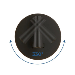 Aplique de pared "FELAM" - 3W + 6W - 2700K - CRI 85 - Barcelona Led-Decoración