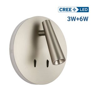 Aplique de pared "FELAM" - 3W + 6W - 2700K - CRI 85 (54)