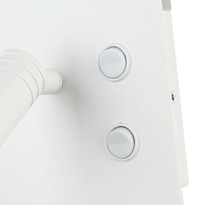 Aplique de pared para lectura con puerto USB "Kerta" - Iluminación doble - 3W+7W - Barcelona Led-Decoración