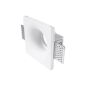 Downlight cuadrado de escayola "MUR" - Trimless - 1 x GU10 - Barcelona Led-