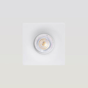 Downlight cuadrado de escayola "MUR" - Trimless - 1 x GU10 - Barcelona Led-
