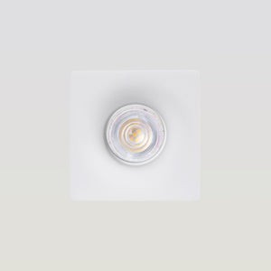 Downlight cuadrado de escayola "MUR" - Trimless - 1 x GU10 (12)