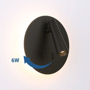 Aplique de pared "FELAM" - 3W + 6W - 2700K - CRI 85 - Barcelona Led-Decoración