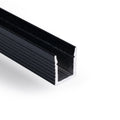 Surface-mounted LED strip profile with diffuser - Complete kit - 9x7mm - LED strip ≤5mm - 2 meters 5
