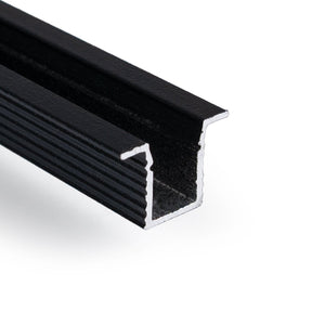 Perfil tira LED empotrable con difusor - Kit completo - 9x7mm - Tira LED ≤5mm - 2 metros (2)