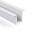 Profil taśmy LED wbudowanej z dyfuzorem - Zestaw kompletny - 9x7mm - Taśma LED ≤5mm - 2 metry 5