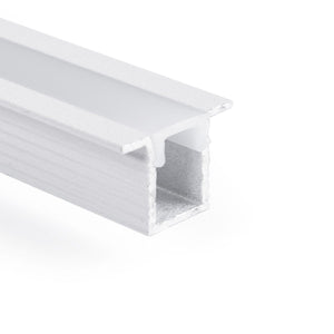Perfil tira LED empotrable con difusor - Kit completo - 9x7mm - Tira LED ≤5mm - 2 metros (5)