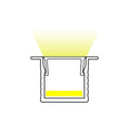 Recessed LED strip profile with diffuser - Complete kit - 9x7mm - LED strip ≤5mm - 2 meters 2
