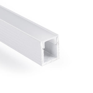Perfil tira LED de superficie con difusor - Kit completo - 9x7mm - Tira LED ≤5mm - 2 metros (7)