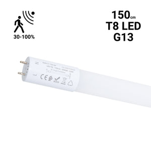 Tubo LED T8 con sensor de movimiento microondas 30-100% - 22W - 150 cm - 6000K (14)