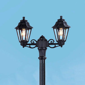 Farola doble exterior FUMAGALLI "Gigi Bisso/Anna" - 2x E27 - CCT - IP55 - Barcelona Led-