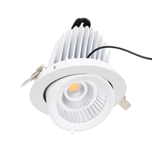 Downlight LED basculante empotrable - Chip especial para comercios - 40W - Barcelona Led-