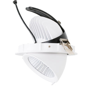 Downlight LED basculante empotrable - Chip especial para comercios - 40W - Barcelona Led-