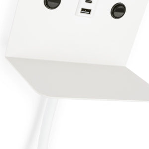 Aplique de pared para lectura "SLANGE 2" - 3W + 6W - Puerto USB + USB-C (12)