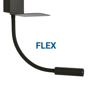 Aplique de pared para lectura "SLANGE 2" - 3W + 6W - Puerto USB + USB-C (21)