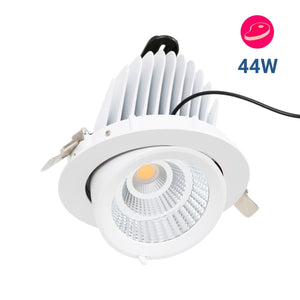 Downlight LED basculante empotrable - Chip especial para comercios - 40W - Barcelona Led-