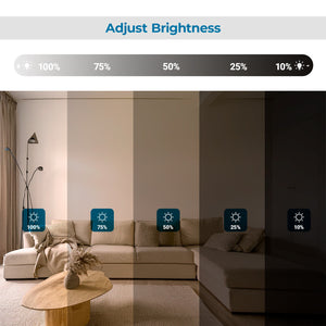 Plafón de techo LED Backlight - 60x60cm - 36W - CCT + RGB IC - Con mando a distancia (14)