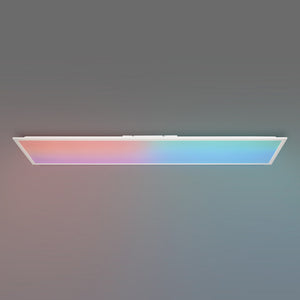 Plafón de techo LED Backlight - 120x30cm - 36W - CCT + RGB IC - Con mando a distancia (6)