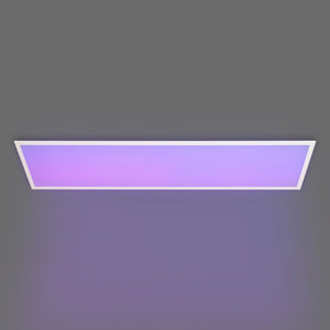 Plafón de techo LED Backlight - 120x30cm - 36W - CCT + RGB IC - Con mando a distancia (10)